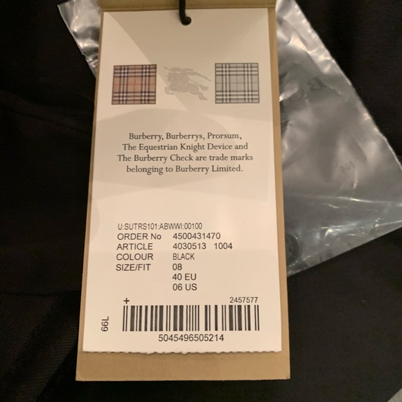 Burberry black pants - Picture 2 of 7